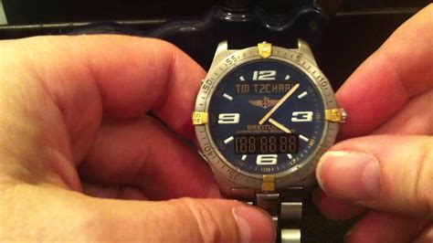 breitling aerospace caseback scratches battery change|Aerospace battery change question .